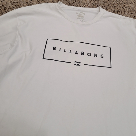 Billabong Mens Upf 50+ Sun Protection Loose Fit White Shirt Size XL - Picture 2 of 5